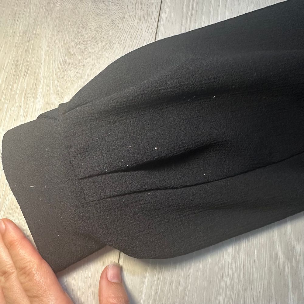 Simonton says designed by George jacket long sleeve blazer black pockets size xs - Picture 4 of 14